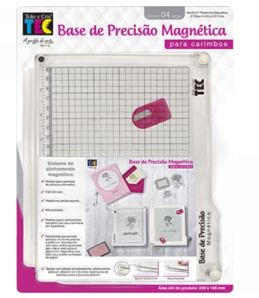 Base de Precisão Magnética para Carimbos TEC