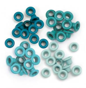 Kit de Ilhos Aqua 3/16 - Eyelets & Washer Standard Aqua