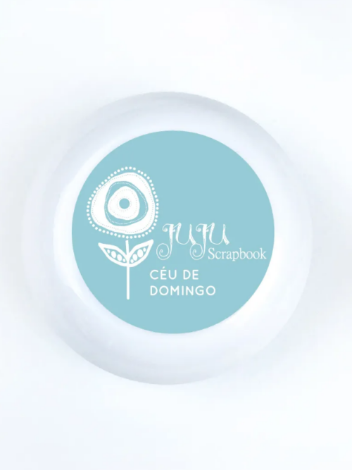 Carimbeira Juju Scrapbook Fundo do Mar CÉU DE DOMINGO