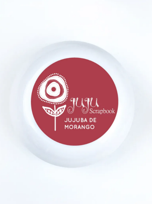 Carimbeira Juju Scrapbook Rosas de Amor JUJUBA DE MORANGO