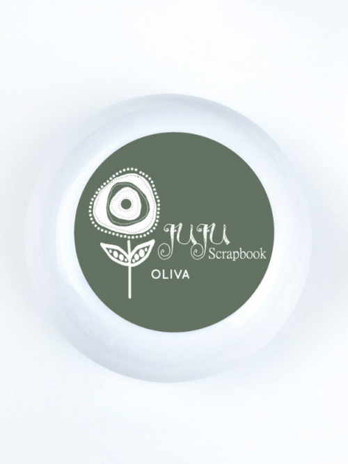 Carimbeira Juju Scrapbook Natureza OLIVA