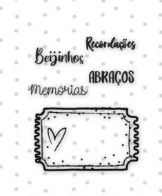 Cartela de Carimbos Espalhando Amor SENTIMENTOS