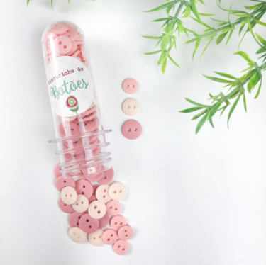 Kit de Botões ROSAS DO AMOR