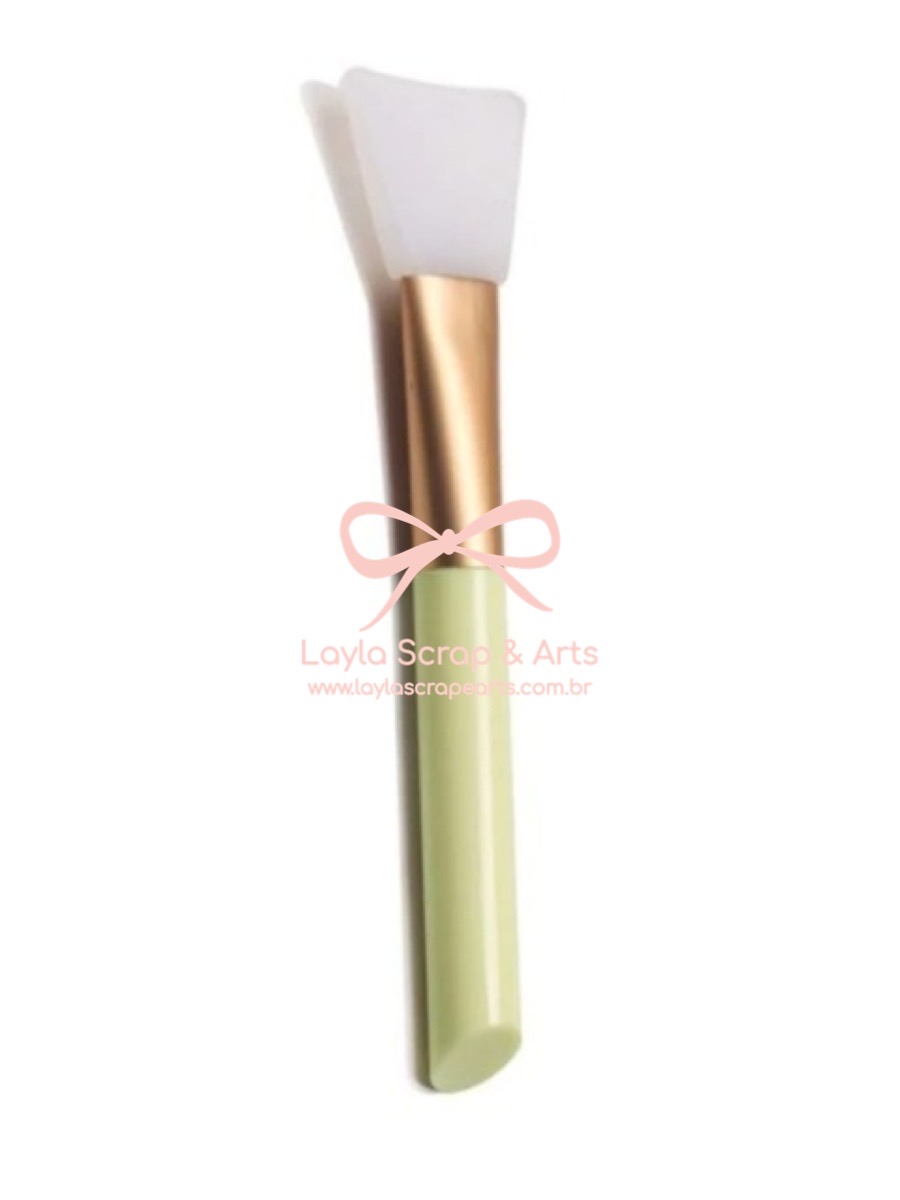 Pincel de Silicone AMARELO CLARO