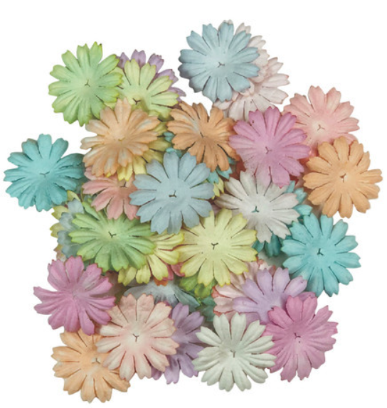 Mini Flores Artesanais FLAT TONS COLORFUL