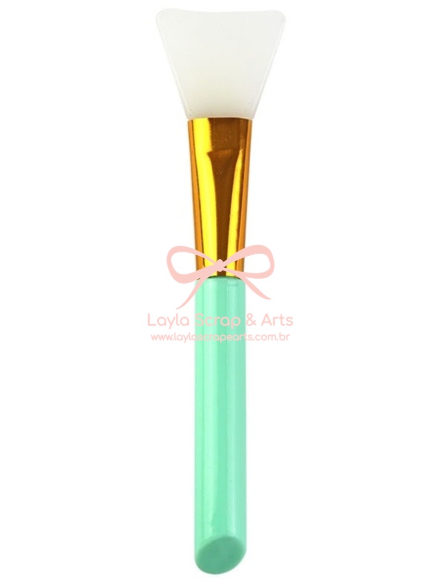 Pincel de Silicone VERDE TIFFANY CLARO
