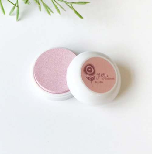 Carimbeira Juju Scrapbook Campo de Lavanda BLUSH