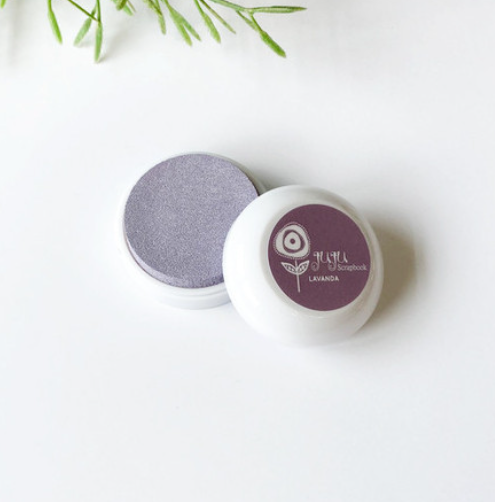 Carimbeira Juju Scrapbook Campo de Lavanda LAVANDA