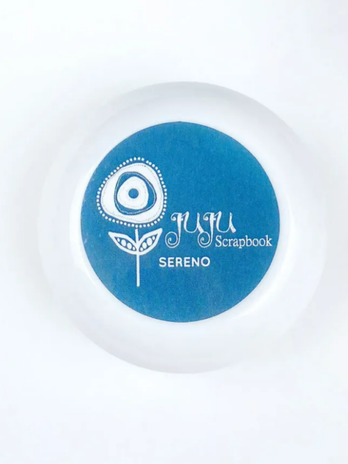 Carimbeira Juju Scrapbook Azul do Céu SERENO