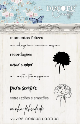Cartela de Carimbos Doce Maria FRASES
