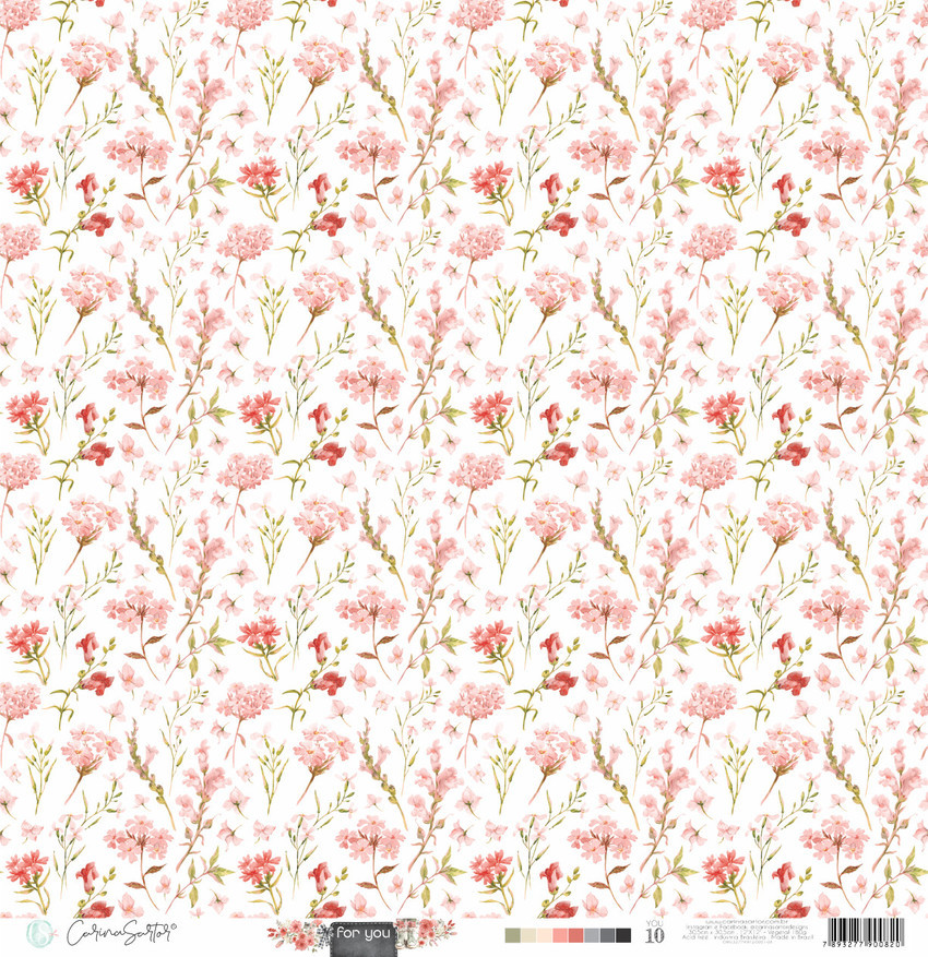 Papel For You VEGETAL FLORAL 10