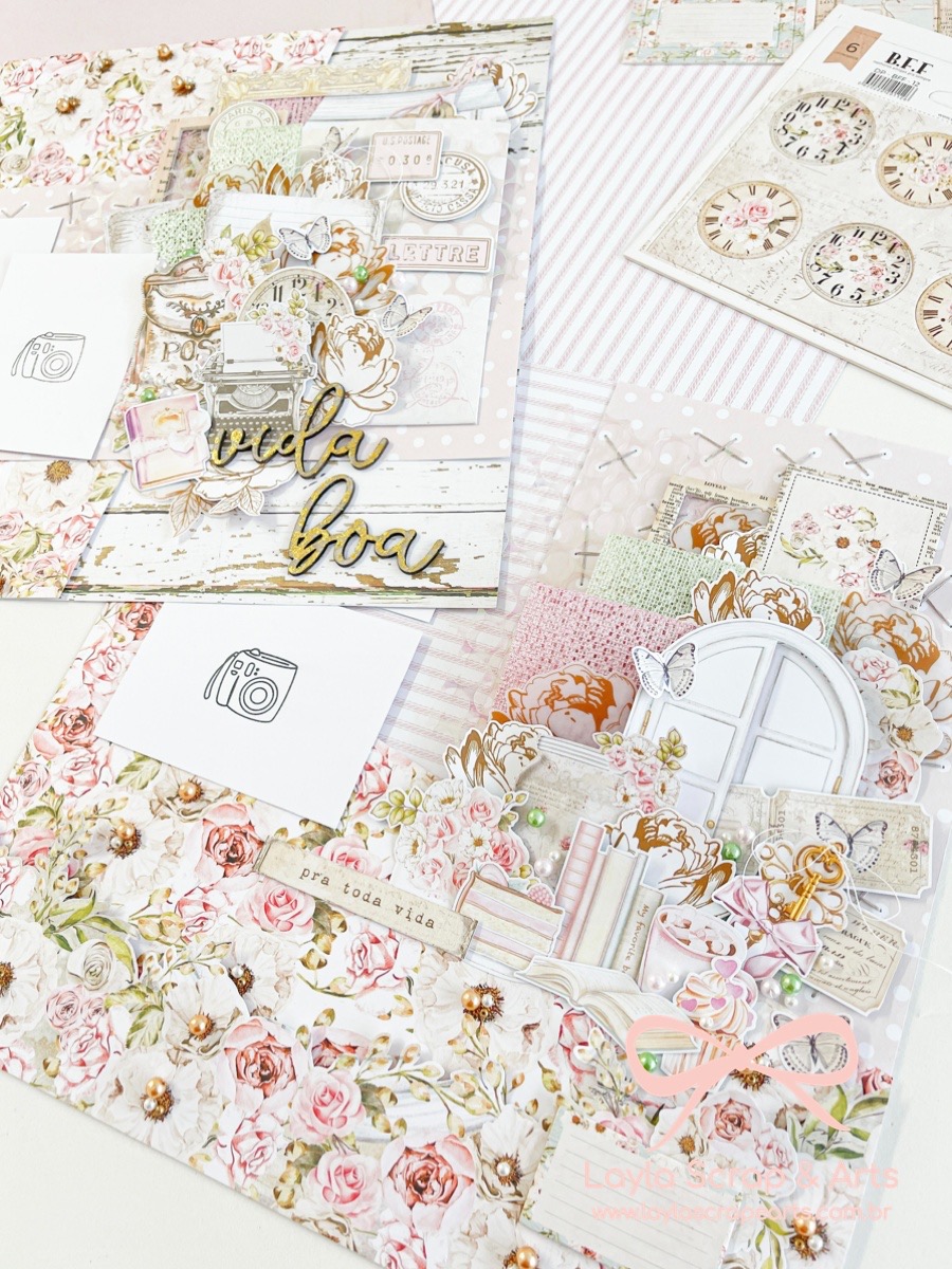 Kit Aula Presencial e On-Line SCRAP YOUR DAYS