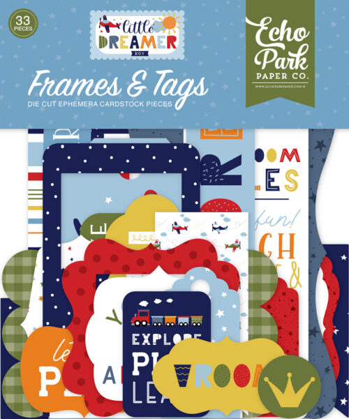 Diecuts LITTLE DREAMER BOY – FRAMES E TAGS