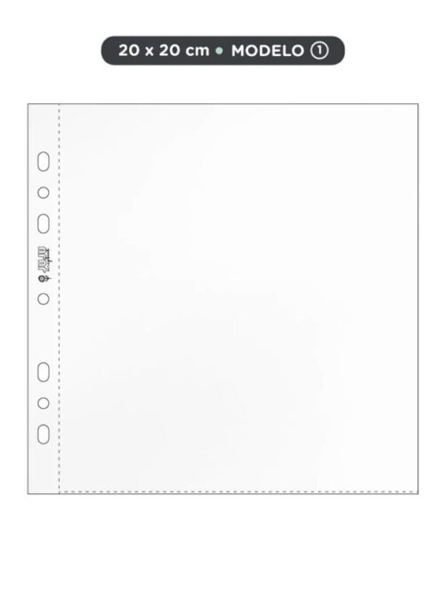 Refil Plástico 20X20 MODELO 1 – JUJU SCRAPBOOK