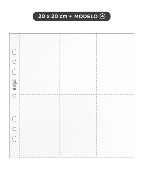 Refil Plástico 20X20 MODELO 4 – JUJU SCRAPBOOK