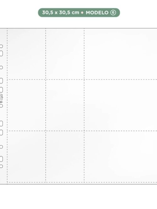 Refil Plástico 30,5×30,5 MODELO 6 – JUJU SCRAPBOOK