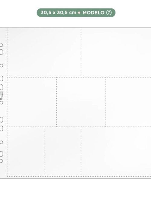 Refil Plástico 30,5×30,5 MODELO 7 – JUJU SCRAPBOOK